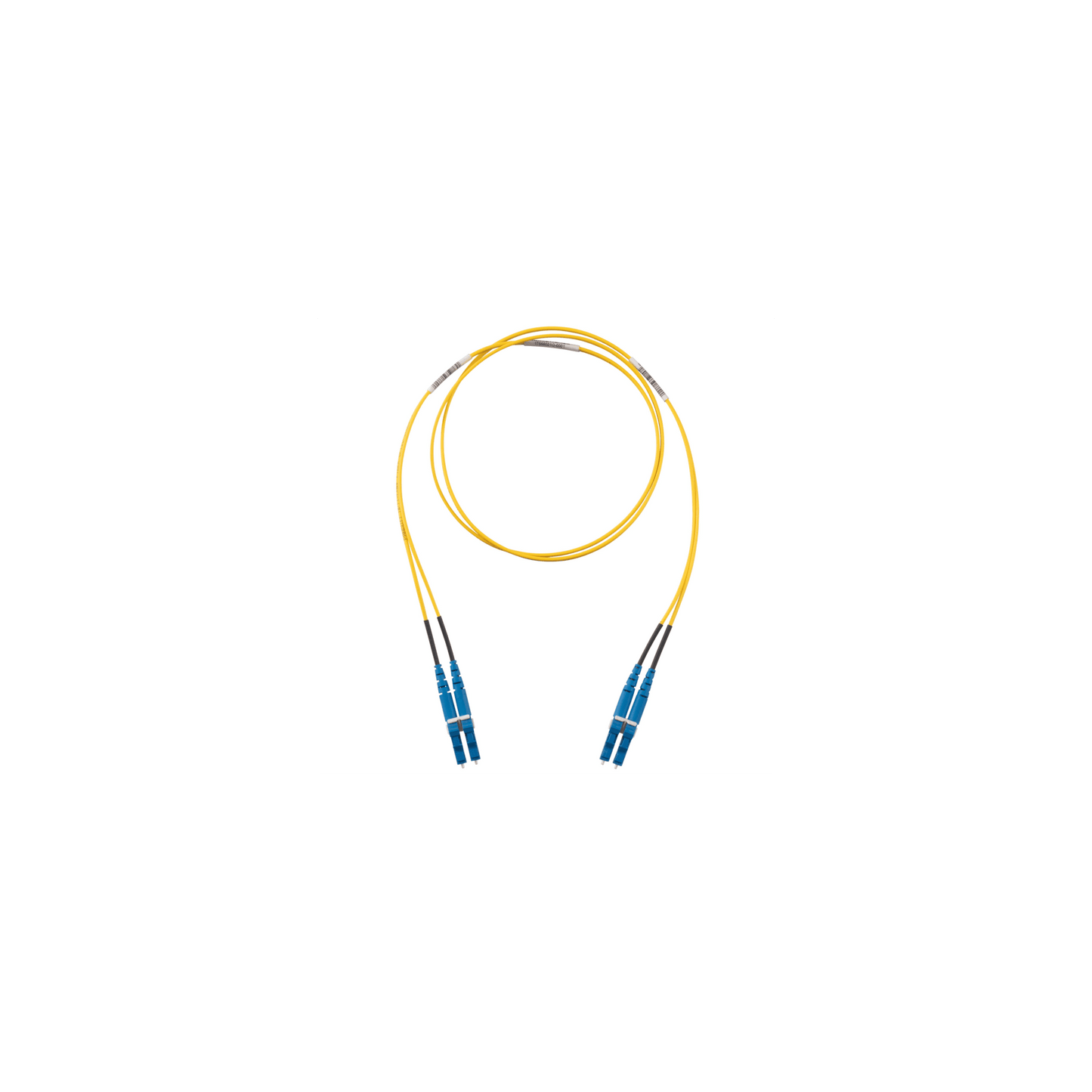 F92ERLNLNSNM008 - Jumper de Fibra Optica Monomodo 9/125 OS2, LC-LC Duplex, OFNR (Riser), Color Amarillo, 8 Metros (26.25 Pies)