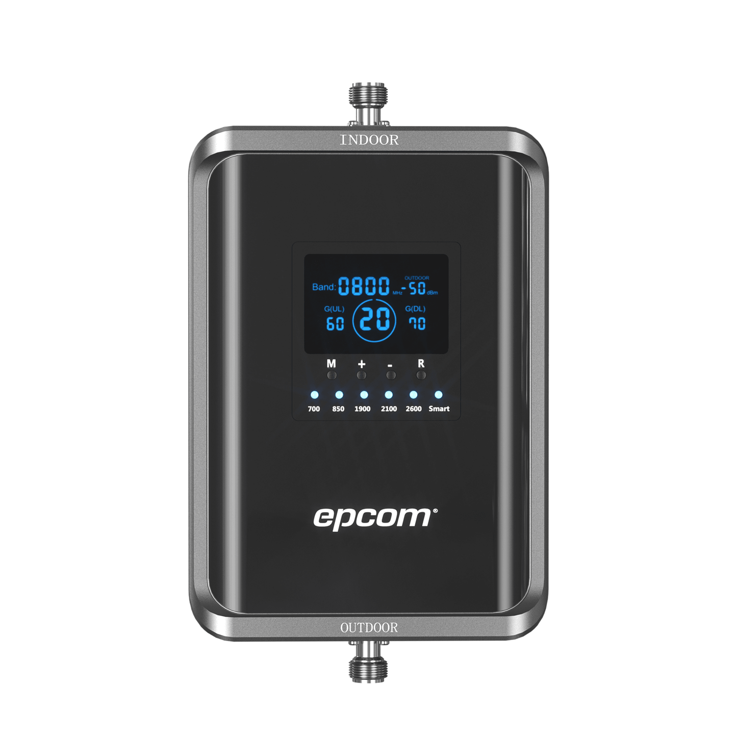 EP-5G-PBS-V2SA - Amplificador de Señal Celular 5G / Mejora las llamadas convencionales y VoLTE / Soporta los datos de las tecnologías 2G, 3G, 4G y 5G de TELCEL, AT&T, MOVISTAR y OMV de Altán / Cubre hasta 1000 m².