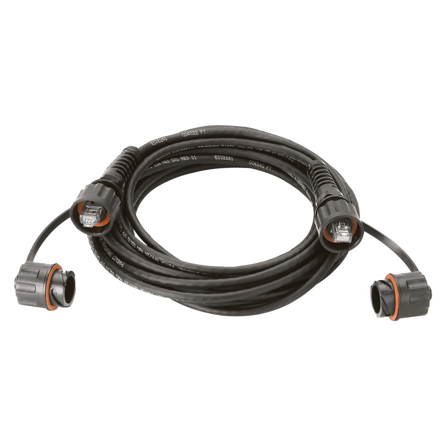 IUTP6X1MBL - Patch Cord Cat6A IndustrialNet, UTP, Con Plug Industrial y Tapa en Cada Extremo, 1 Metro (3.28 Pies)