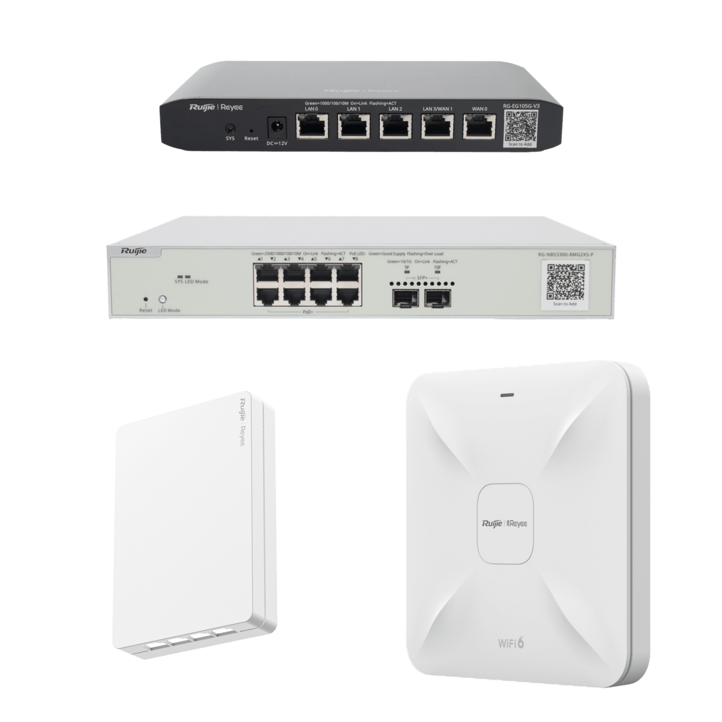 RG-DEMO-SME-W6 - Equipos Ruijie DEMO Ideal para Probar Integraciones de Redes Business y Enterprise con WiFi 6