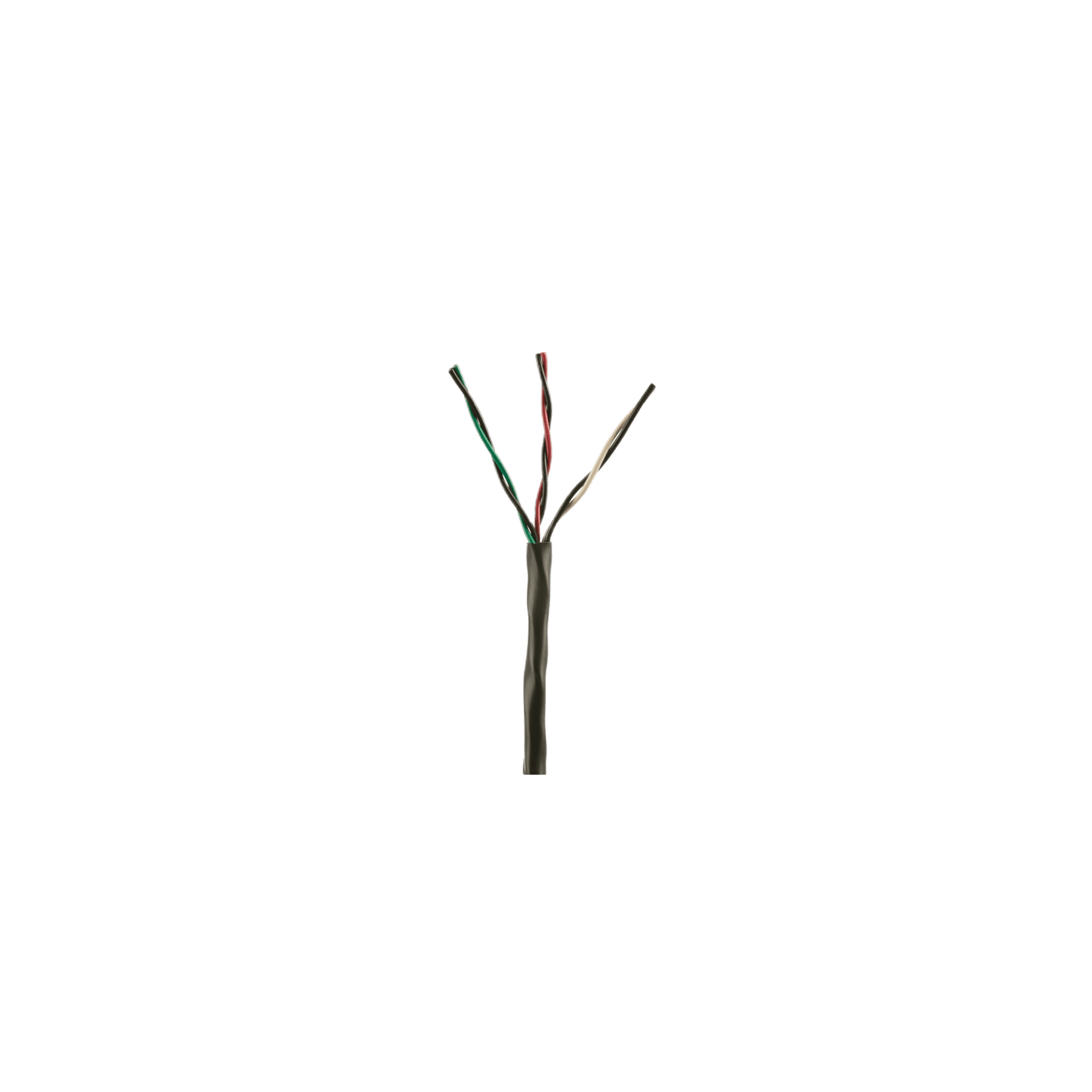 PXUOR316BBL-UQ - Bobina de Cable de Cobre de 3 Pares Clase 4 Para Sistemas FMPS, 16 AWG, Sin Blindaje, CMR (Riser), Uso Interior/Exterior, Color Negro, Carrete de 609 metros