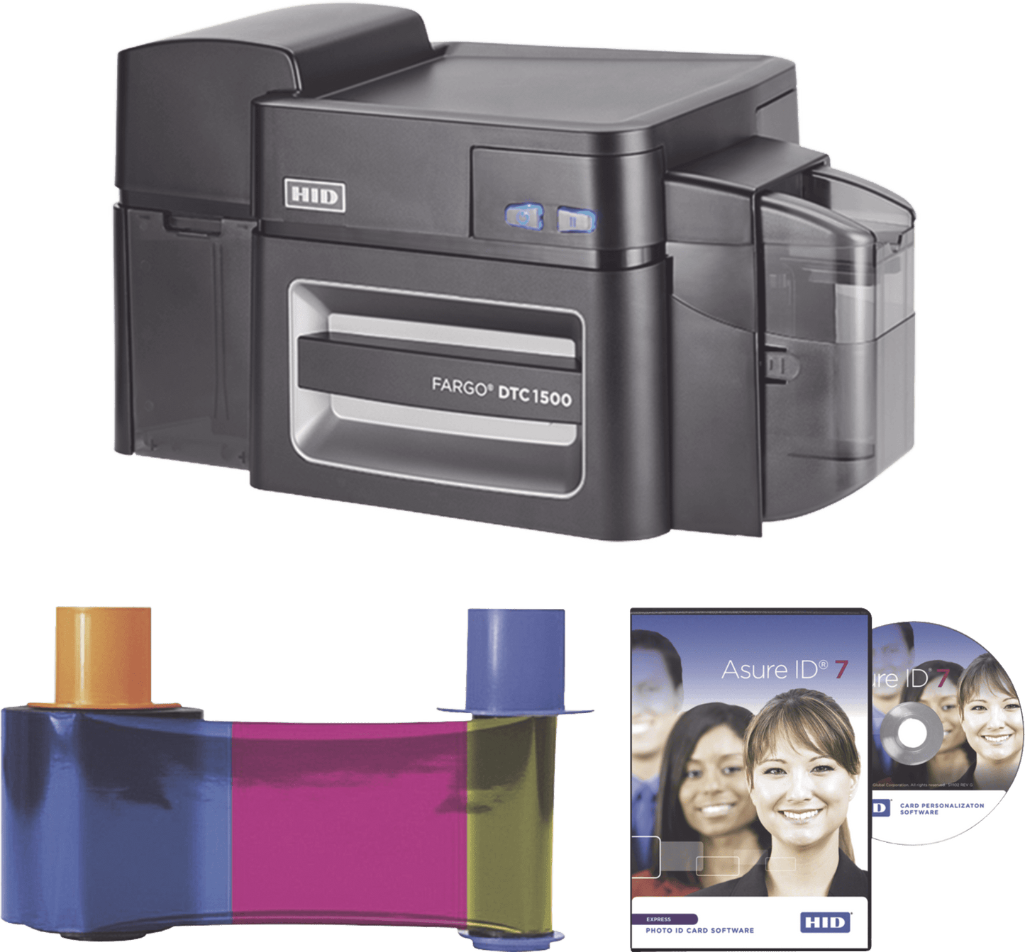 50616V2 - Impresora de Tarjetas Direct-to-Card DTC1500, 300 dpi, 16.7 Millones de Colores, Seguridad Avanzada, Marca de Agua Personalizada, Encriptación AES 256, Ethernet, USB, Opciones de Codificación Múltiples