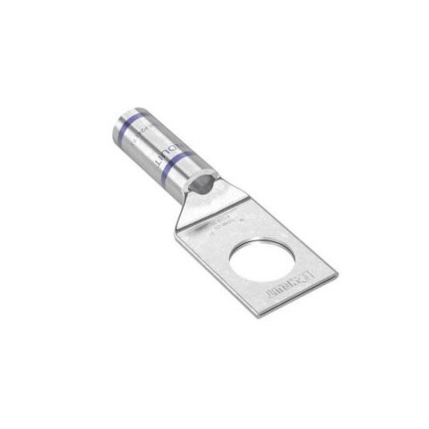 LCA6-38-L - Zapata de compresión LCA6-38-L, para cal. 6 Awg, Barreno para tornillo prisionero de 3/8, 1 Pz