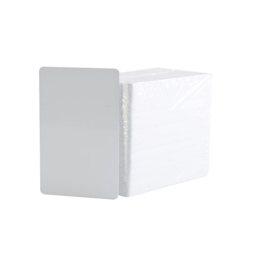 81754 Paquete de 500 tarjetas de PVC UltraCard 30 mil CR80/ Diseñadas para impresión/ Sin Tecnología