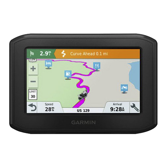 10-02019-00 - Navegador para Motocicleta Z?mo / Pantalla 4.3" Resistente / Ruteo Aventurero / Alertas para Motociclistas / Control de Música / Llamadas Manos Libres / Tráfico y Clima en Tiempo Real / Notificaciones Inteligentes / Compatible con Trip