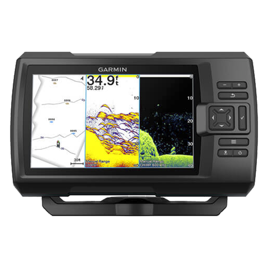 10-02552-01 - STRIKER Vivid 7cv / Pantalla WVGA a Color 7" / Resolución 800x480 / GPS Integrado / Sonda Tradicional y ClearVü / Frecuencias 50-800 kHz / Potencia 500 W / IPX7 / Quickdraw Contours / Conectividad Wi-Fi