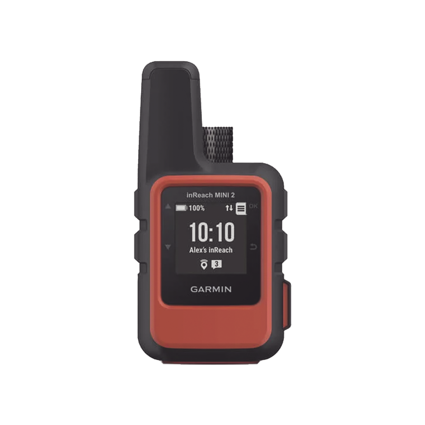 10-02602-00 - GPS portátil inReach® Mini 2 / Pantalla Monocroma Transflectiva 23 x 23 mm / Resolución 176 x 176 píxeles / Batería de Iones de Litio / Autonomía Hasta 14 Días / Resistencia al Agua IPX7 / Sensores GPS, Galile