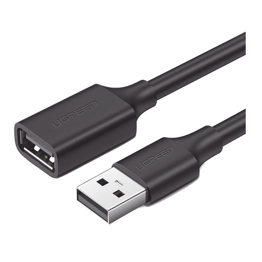 10314 - Cable Extensor USB 2.0 A a A | 1 metro | Macho-Hembra | Ultra Durabilidad | Núcleo de Cobre Estañado 28/22 AWG | Blindaje Interior Múltiple / Ideal para teclado, mouse, impresoras, etc.