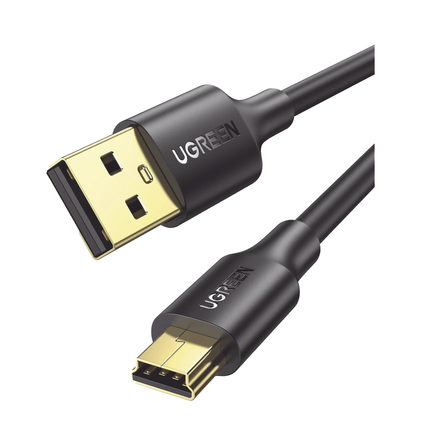 10355 - Cable USB-A 2.0 a Mini USB | 1m | Cable de Datos y Alimentación | 480Mps | Chip Inteligente | PVC | Para Discos Duros HDD o SSD, Go-Pro Hero, Mando de PS3, Cámaras Digitales, Reproductores MP3, MP4, etc.