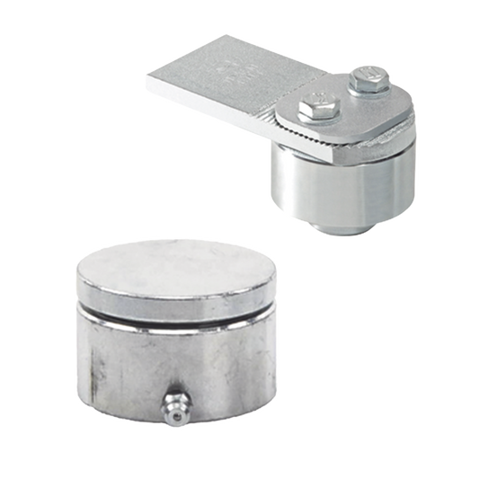 10800414-001 85G+87G / Kit de Bivelo y Tejuelo Grandes Para Puertas de Hasta 650 Kg