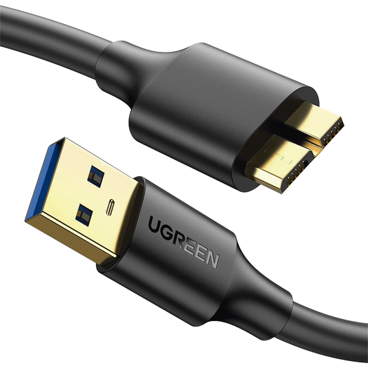 10840 - Cable Adaptador USB-A 3.0 a Micro USB 3.0 / 0.5 Metros / Carga y Sincronización de Datos / Velocidad de hasta 5 Gbps / Blindaje Interior Múltiple / Núcleo de Cobre Estañado de 22 AWG / Compatibilidad Universal.
