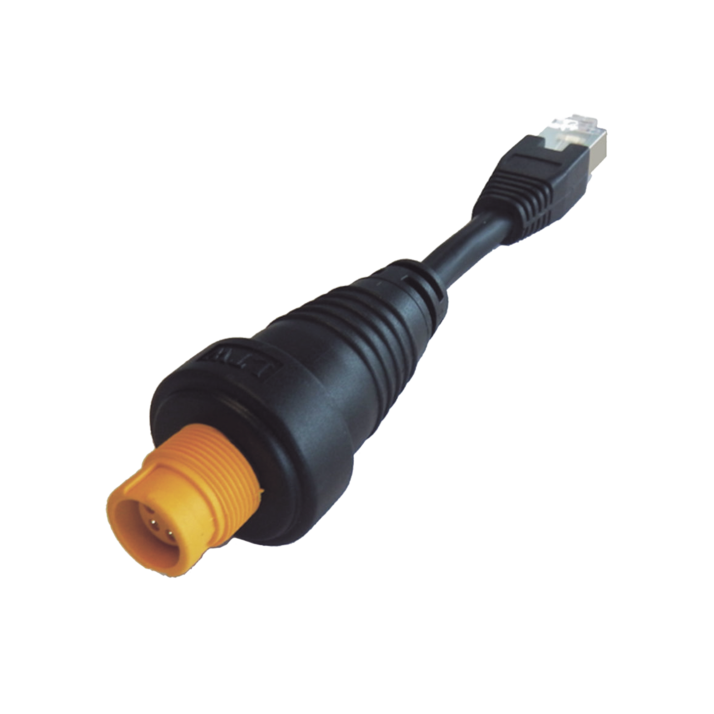 000-11246-001 - Adaptador Ethernet RJ45 / Conector Redondo Amarillo / Compatible con NSO evo2 y Zeus2