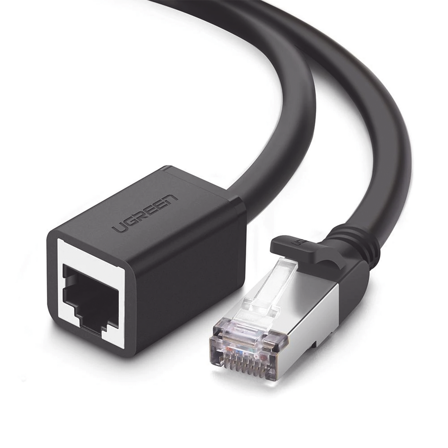 11282 - Cable de Extensi�n Cat6 RJ45 F/UTP / Macho a Hembra / 3 Metros (9.84 Pies) / M�todo de Conexi�n 568B / Velocidad de Transmisi�n 1000Mbps / Ancho de Banda del Canal 250MHz / Caja de Cobre / Negro