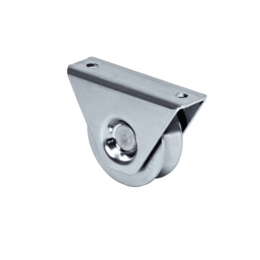 1150-9020-001 - (325V-80) Rueda de 8 cm / Con Capacidad Para Puertas de Hasta 200 Kg / Para Montaje en Superficie / Canal Tipo "V"