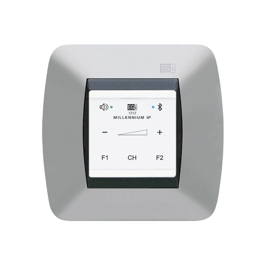 1212 - Mando Bluetooth IP | Control Táctil | Compatible Sistema Millennium | Alimentación PoE | Color Blanco |