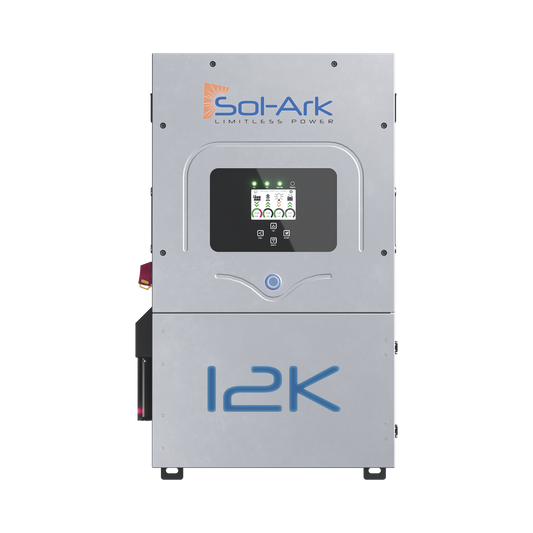 12K2P - Inversor Hibrido SOL-ARK, 12 Kw, 220 Vcc, Fase Dividida, WIFI incluido, IP65, Entrada de Baterías a 48 Vcc