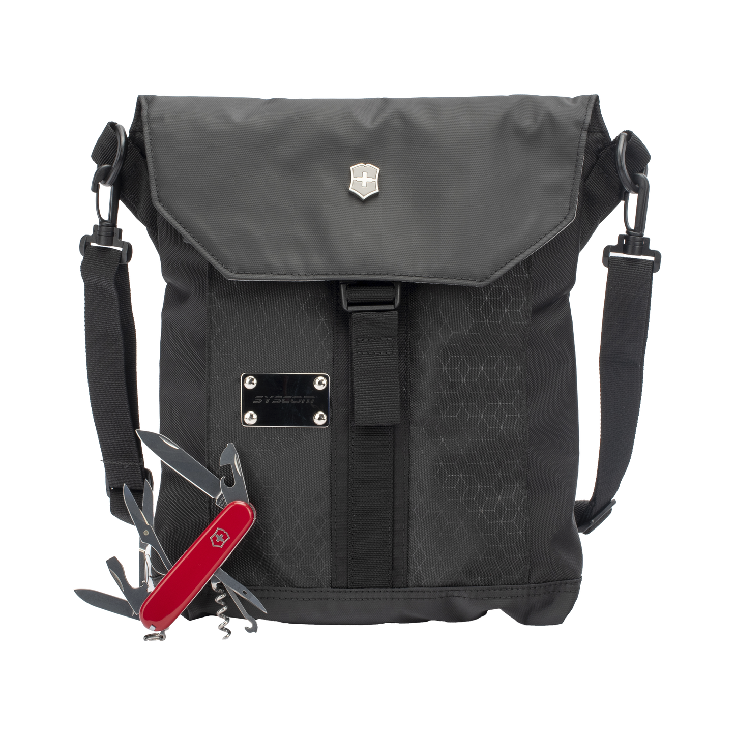 13703T7U Paquete Victorinox de Mochila ADVENTURE TRAVELER DELUXE y Navaja CLIMBER de 14 Funciones.