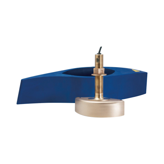 000-13964-001 - Sensor de Profundidad y Temperatura B258 / 1 kW RMS / Frecuencias Duales 50-200 kHz / Rango de Profundidad 500 m / Bronce / Instalación Thru-Hull / Compatible con Ecosonda BSM-1