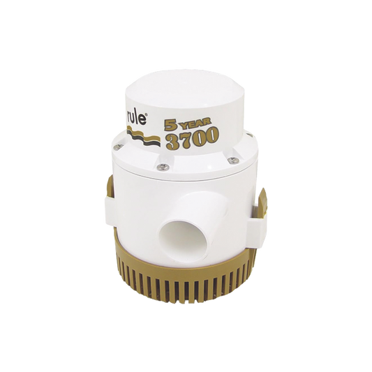 13A - Bomba sumergible de achique serie gold de 3700 galones por hora a 12 Volts de corriente directa.