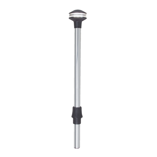 1440-DP2-CHR - Luz de Poste en Color Blanco Serie Inland de 0.6 m (24 pulgadas) de Largo, para uso en Embarcaciones a Motor Menores a 20 Metros de Eslora