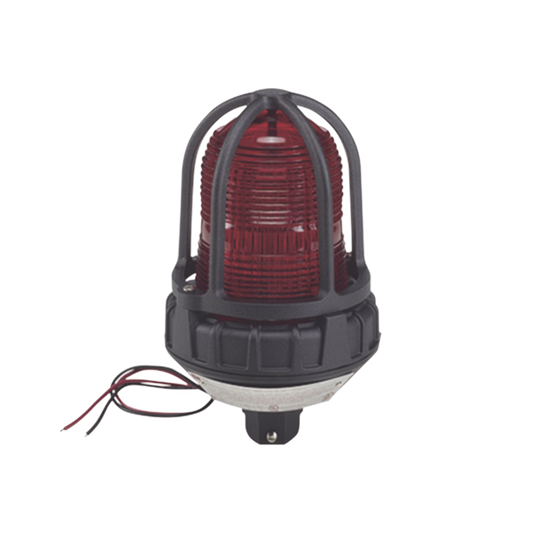 151XST-240-R - Luz estroboscópica para ubicaciónes peligrosas,  montaje tipo tubo, 240 VCA, color Rojo