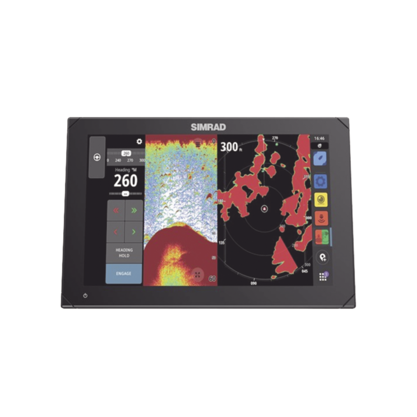 000-15370-001 - Pantalla de Navegación NSX de 12 pulgadas / SolarMAX IPS HD / Integración Total con Mercury / Compatibilidad con Radar HALO / Uso Compartido de Datos de Sonda / Conectividad Ethernet y USB / Red NMEA 2000