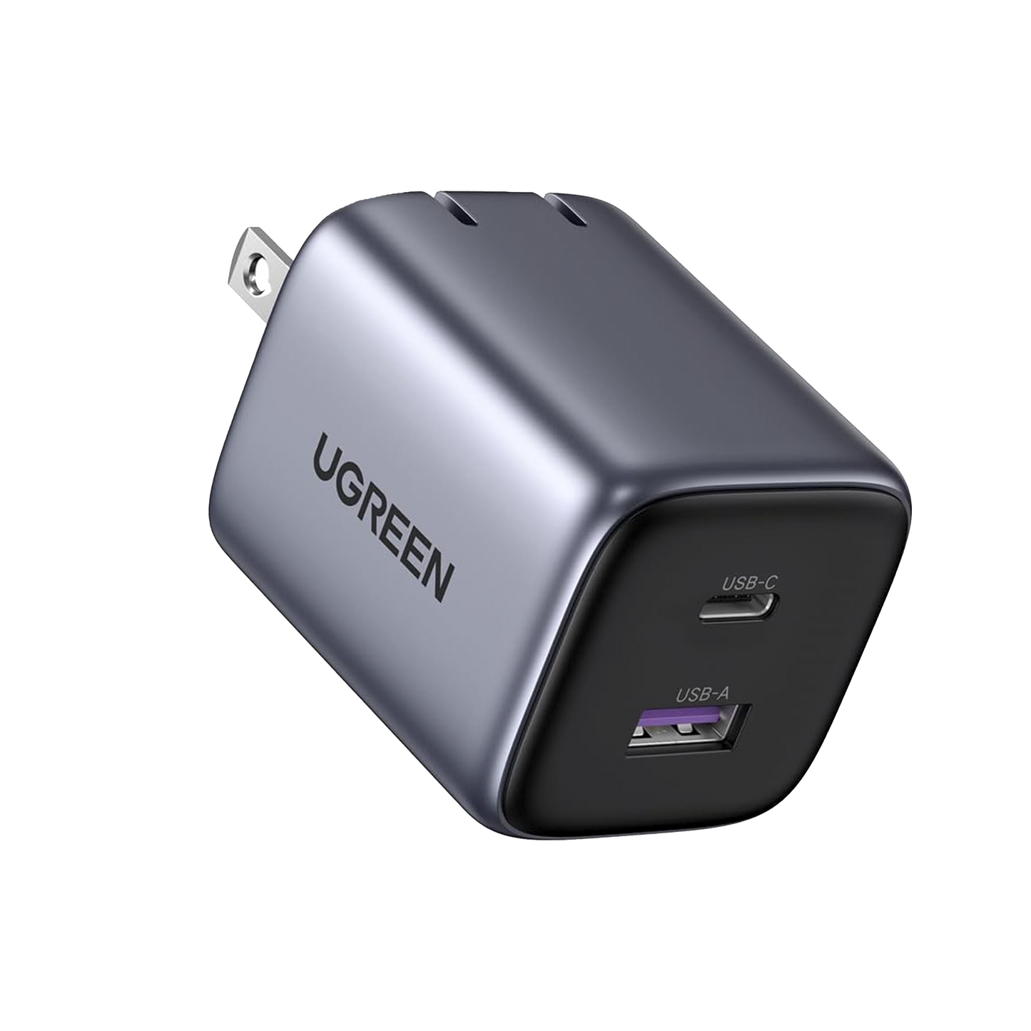 15538 - Cargador de 35W serie Nexode | 2 Puertos de Carga Rápida | USB-C  y USB-A | Tecnología GaN II | Power Delivery 3.0 | Quick Charge 4.0 | Chip Confiable y Carga Inteligente | Optimiza la Experiencia de Carga | Tecnología Thermal Guard.