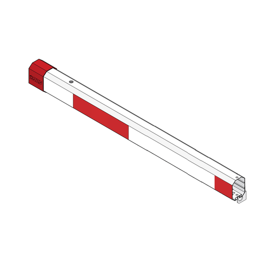 1601-555 Brazo Octagonal de Aluminio de 4.2 metros / Compatible con Iluminación Rojo-Verde (No incluida)