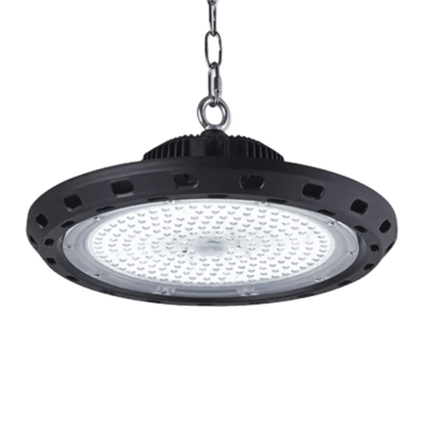 JLREUFO-200 - Campana Led Industrial UFO / 200 W / Suspendido / 85 - 265 V CA / Luz Fría 6500 K.