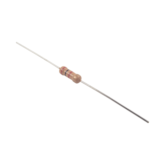 2.0KH-ND  Resistencia de 2 k Ohm 1/2 Watt, 5% Axial, Película de Carbón.