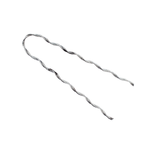 2002505MX - Remate Preformado para Fibra Óptica Mini Figura 8, Span 80 m, para mensajero de acero con diámetro Φ 1.6  mm - 1/16"