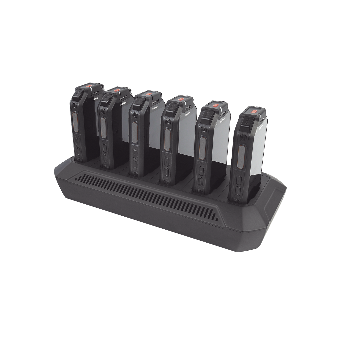 25027300 - Multi-Cargador de Escritorio para 6 Unidades de Radio RG750 RugGear