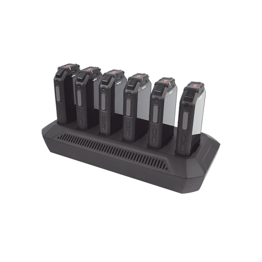 25027300 - Multi-Cargador de Escritorio para 6 Unidades de Radio RG750 RugGear