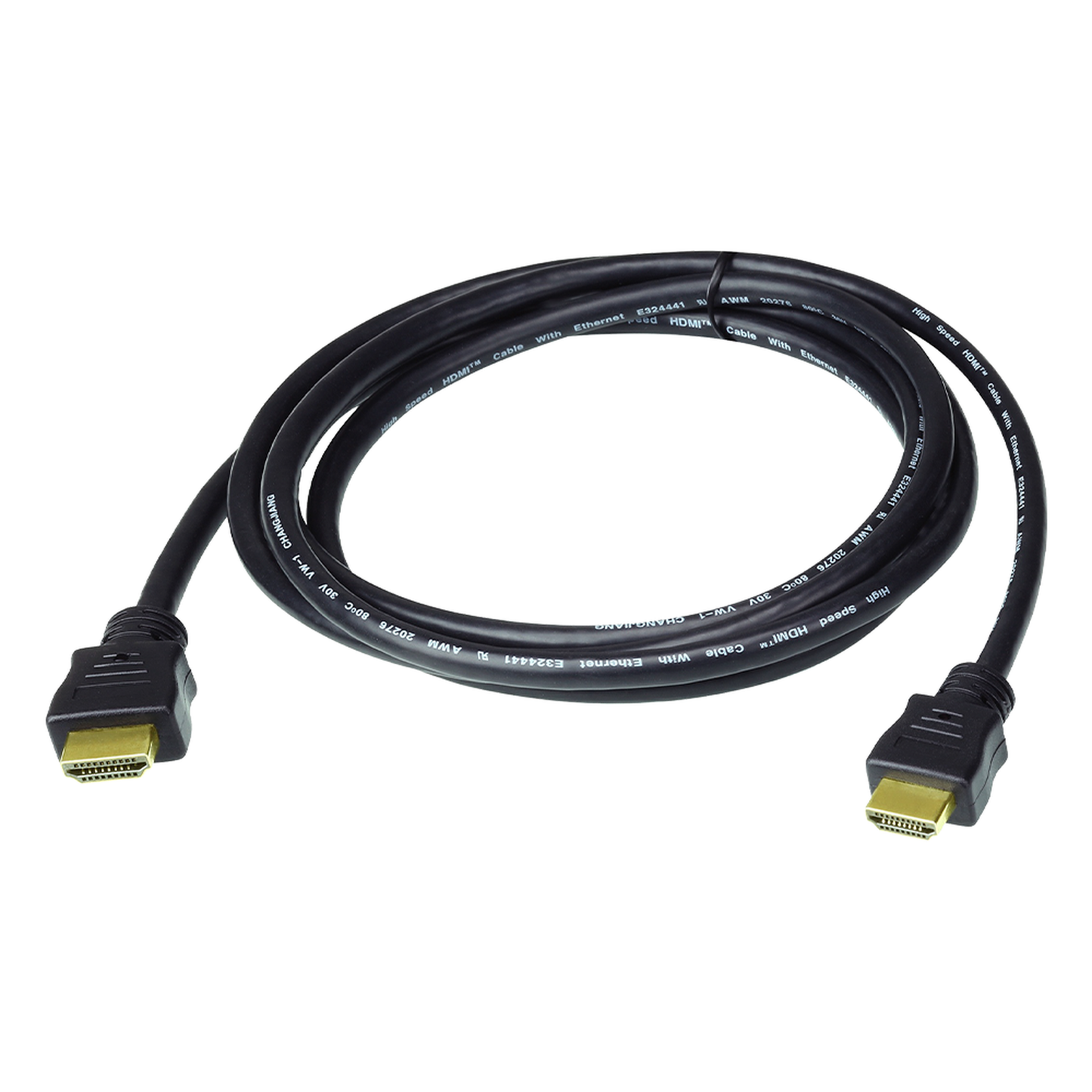2L-7D02H-1 - Cable HDMI True 4K de alta velocidad con Ethernet de 2 m