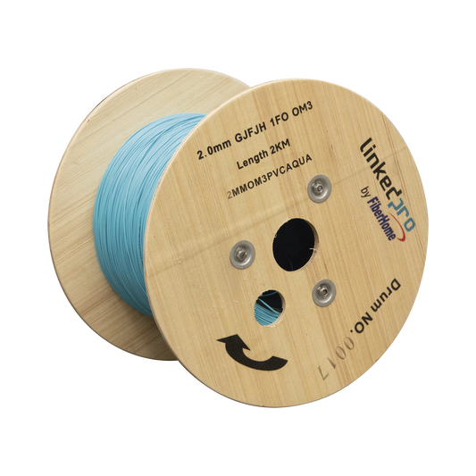2MMOM3PVCAQUA - Fibra Óptica Multimodo OM4, 2 mm, Simplex, Tight Buffer (900 micras)