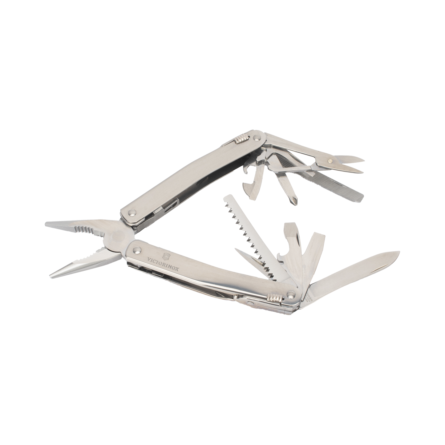 30224L - Navaja Victorinox Multiherramienta  Spirit X con 24 Funciones, Incluye Funda de Piel