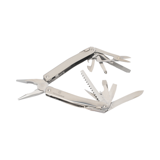 30224L - Navaja Victorinox Multiherramienta  Spirit X con 24 Funciones, Incluye Funda de Piel