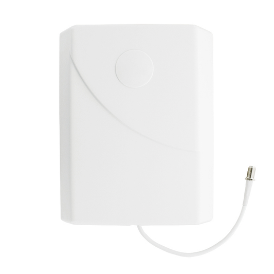 311-155 Antena Tipo Panel de Montaje en Pared, Multibanda 700-960 MHZ/ 1710-2170 MHz, 75 Ohm, conector F hembra.