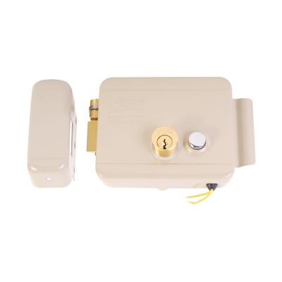 321-DCBI-ABG Cerradura Eléctrica / Incluye Llave /Con Botón integrado / Izquierda / Exterior