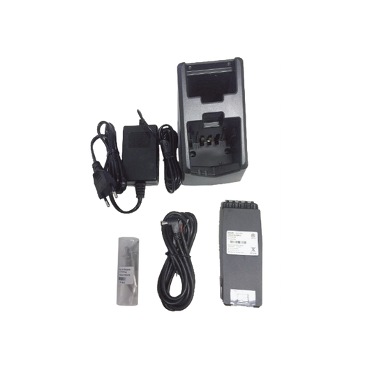 Cargador Simple SAILOR para SP3520, SP3510, SP3515, SP3550 / Kit Completo / Alimentación DC 12-24V o AC con Convertidor / Incluye Batería Li-ion, Cargador, Convertidor AC/DC y Cables de Conexión