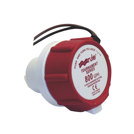46DR - Bomba de reemplazo para serie Tournament de 800 galones por hora, a 12 Volts de corriente directa.