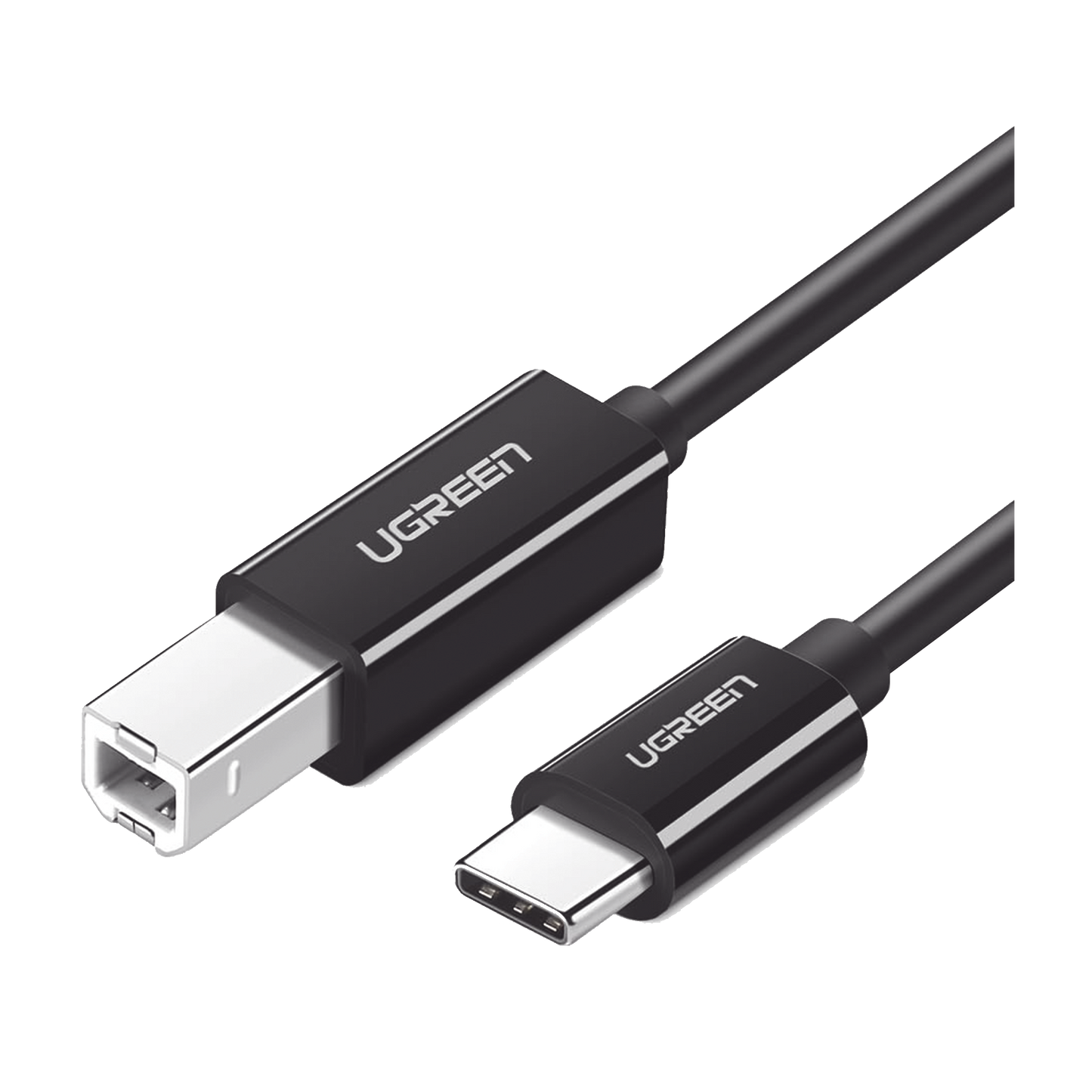 50446 Cable de Impresora o escáner USB-C | 1m (6 pies) | USB Tipo C a USB 2.0 Tipo B | Soporta Thunderbolt 3 | Alta velocidad | DAC | Compatible con Brother HP, Canon, Lexmark, Epson, Dell, Xerox, Samsung, etc.