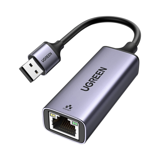 50922 Adaptador de Red USB-A 3.0 a RJ45 /Admite 10/100/1000 Mbps / Caja de Aluminio / Longitud del cable 10 cm