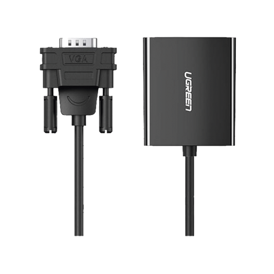 50945 - VGA Macho / Salida: HDMI Hembra / Resoluci�n de 1080P@60Hz / Puerto Est�reo de 3.5 mm / Plug and Play, Sin Controlador / Longitud del Cable 15 cm (5.91 Pulgadas). / Incluye Cable de Alimentaci�n USB / Incluye Cable de Audio de 3.5mm.