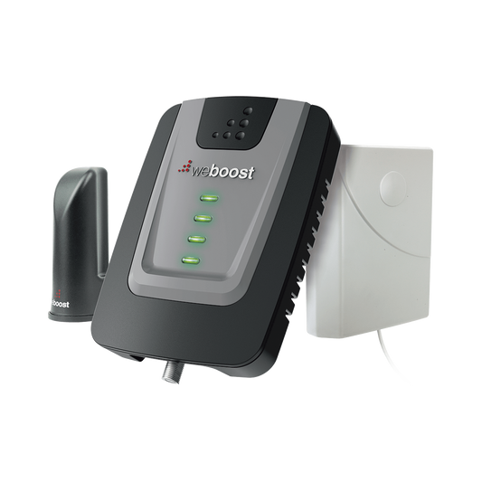 532-120 KIT de Amplificador de Señal Celular Home Room, especial para Datos 4G LTE, 3G y Voz. Mejora la señal en áreas de hasta 140 metros cuadrados.