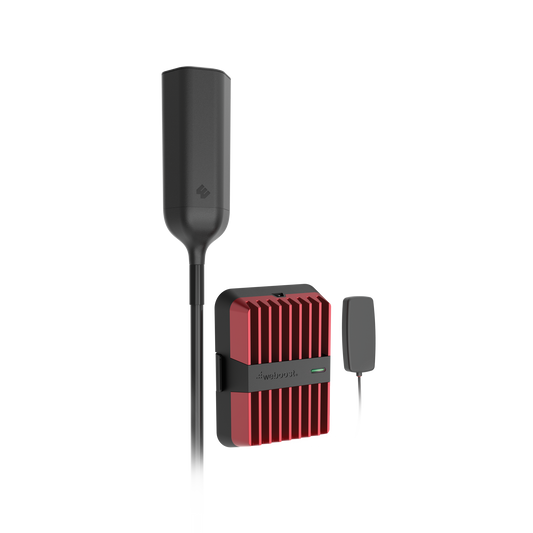532-154 - KIT Amplificador de Señal Celular 4G, 3G, VoLTE y Voz Convencional, Drive Reach OTR/ Especial para Tractocamión y Pick up Pesados/ Soporta múltiples dispositivos y compañías como Telcel, AT&T y Movistar a la vez.