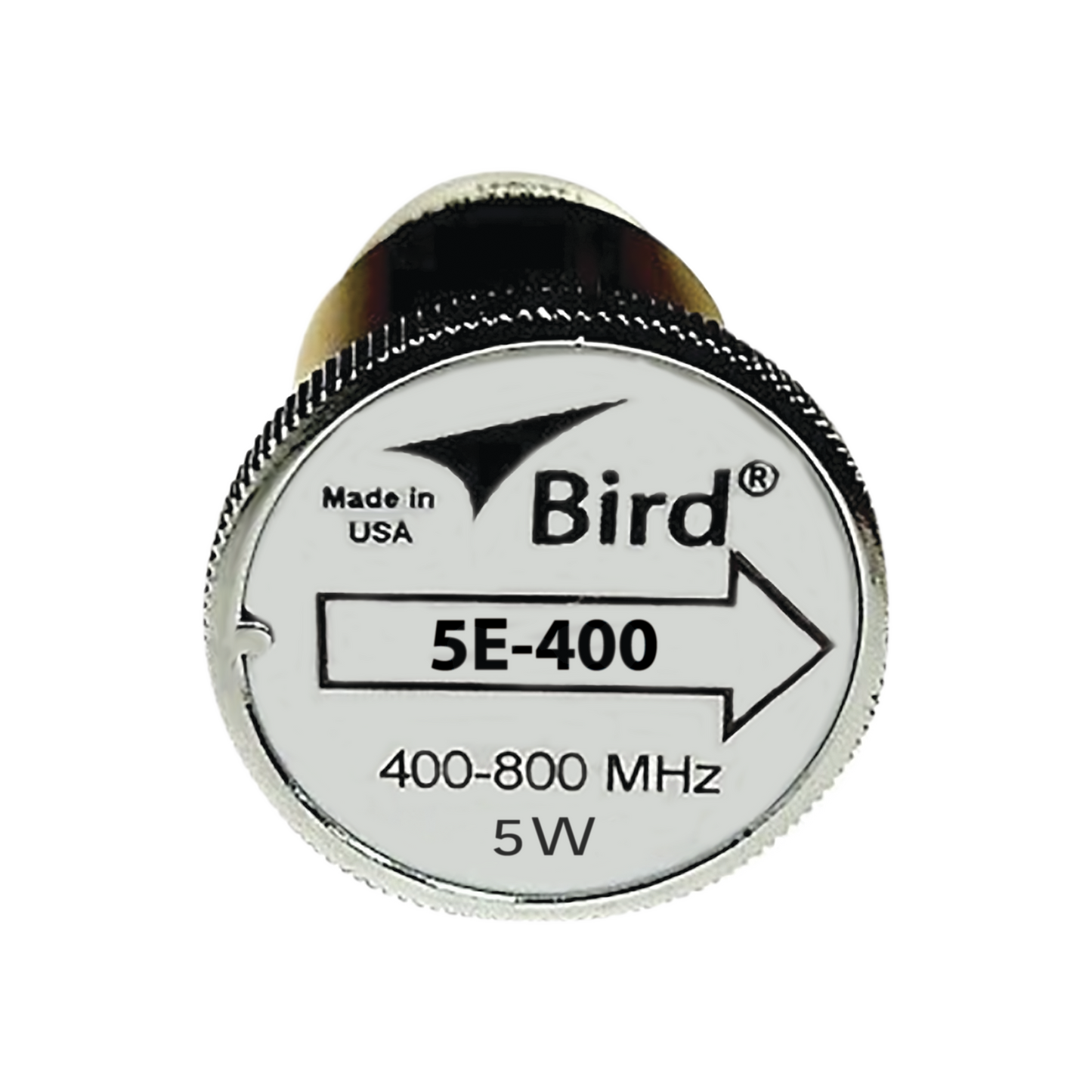 5E-400 - Elemento de 5 Watt en Línea 7/8" para Wattmetro BIRD 43 en Rango de Frecuencia de 400 a 800 MHz.