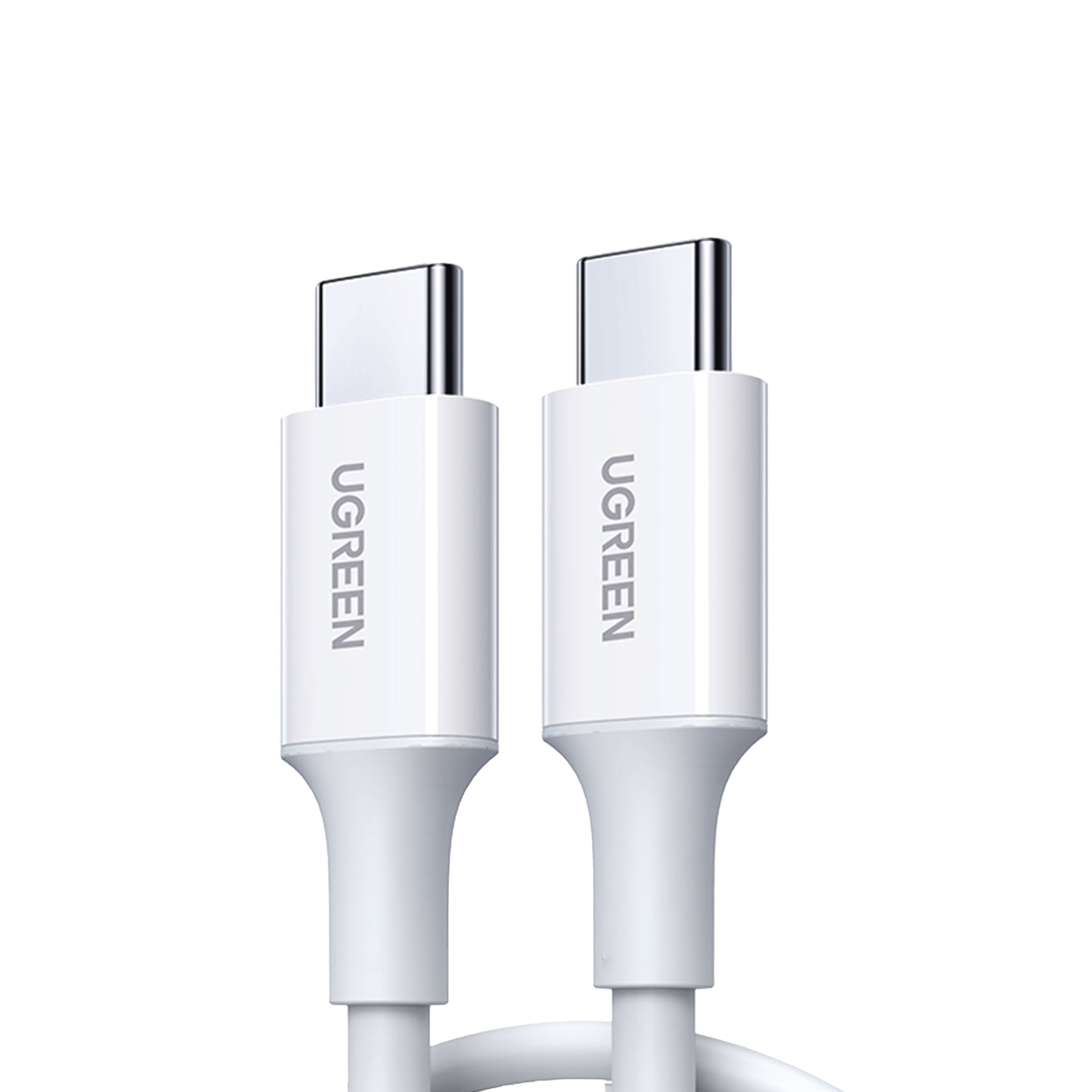 60518 Cable USB-C a USB-C | 1 Metro | Carga Rápida de hasta 60W | Transferencia de datos de 480 Mbps | PD3.0 | QC 4.0/3.0/2.0 | FPC | AFC | Duradero y Flexible| Caja ABS | Cubierta de TPE | Color Blanco.