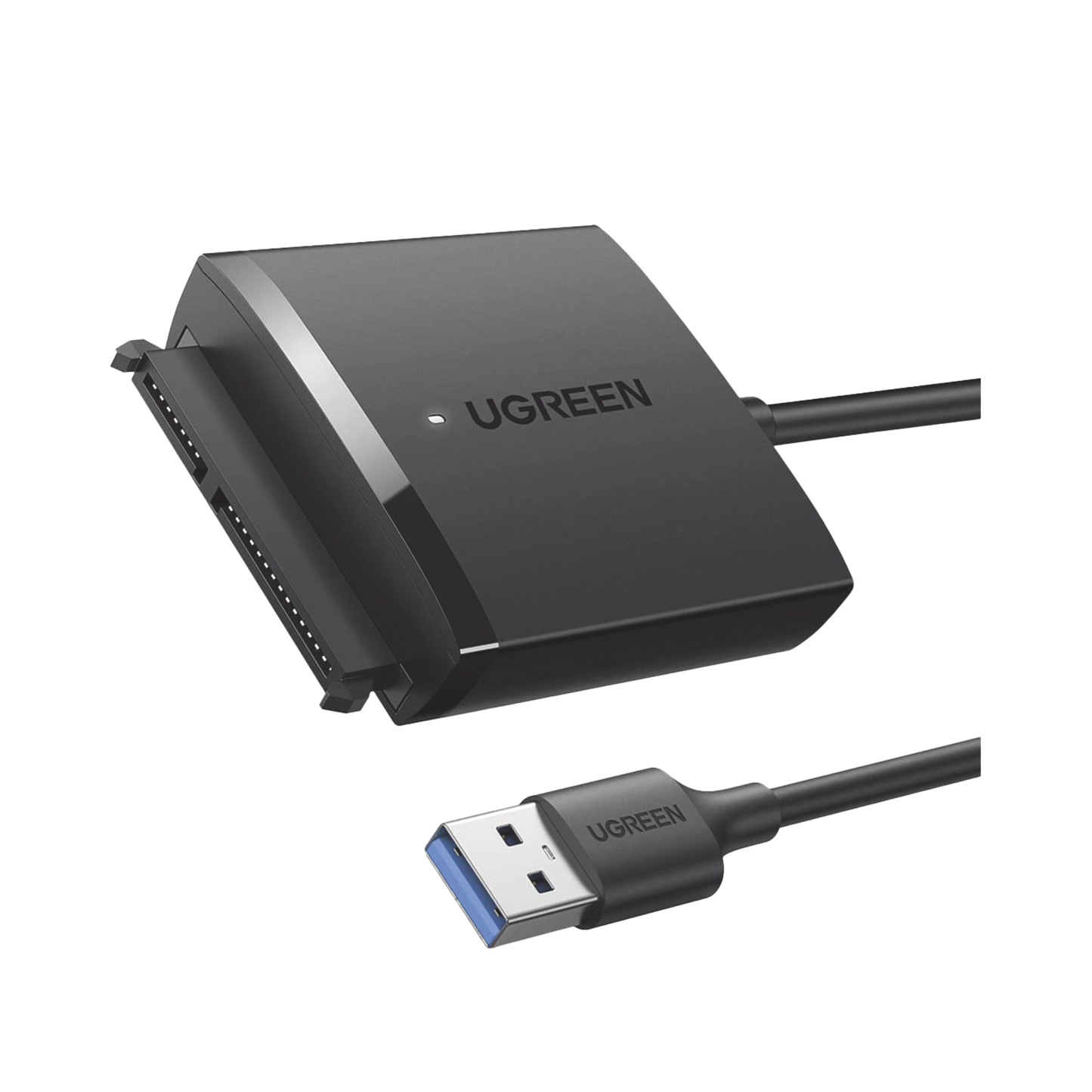 60561 - Adaptador USB 3.0 a SATA III | Compatible con Disco Duro HDD y SSD de 2.5" y 3.5" de hasta 12 TB | Velocidad USB 3.0 de hasta 5 Gbps | Alta Velocidad con UASP & TRIM | Cable de 50 cm.