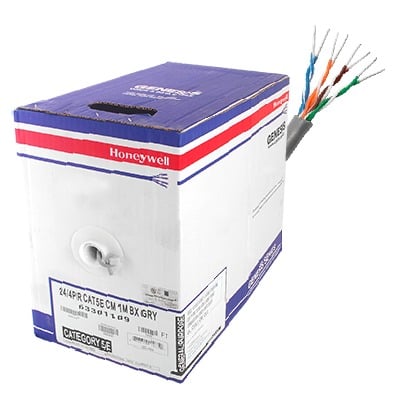 6330-1109/1000 Bobina de Cable de 305 Metros UTP Cat5e / Color Gris / UL, CM, Probado a 350 Mhz / Para Aplicaciones de CCTV, Redes de Datos, IP megapixel, Control RS485